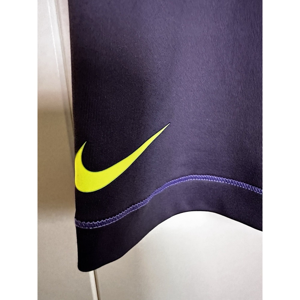 Nike‎ PRO Crop Tight Purple/Black Athletic Capri Leggings Small - Picture 4 of 6